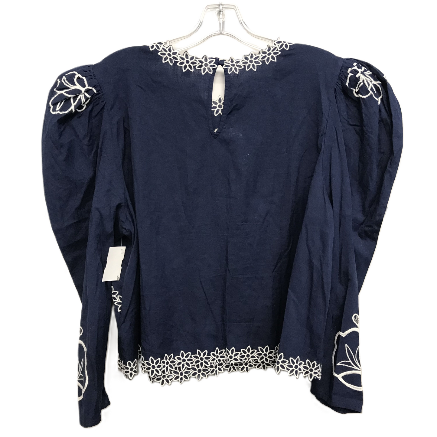 Top Long Sleeve By Express In Navy, Size: Xl