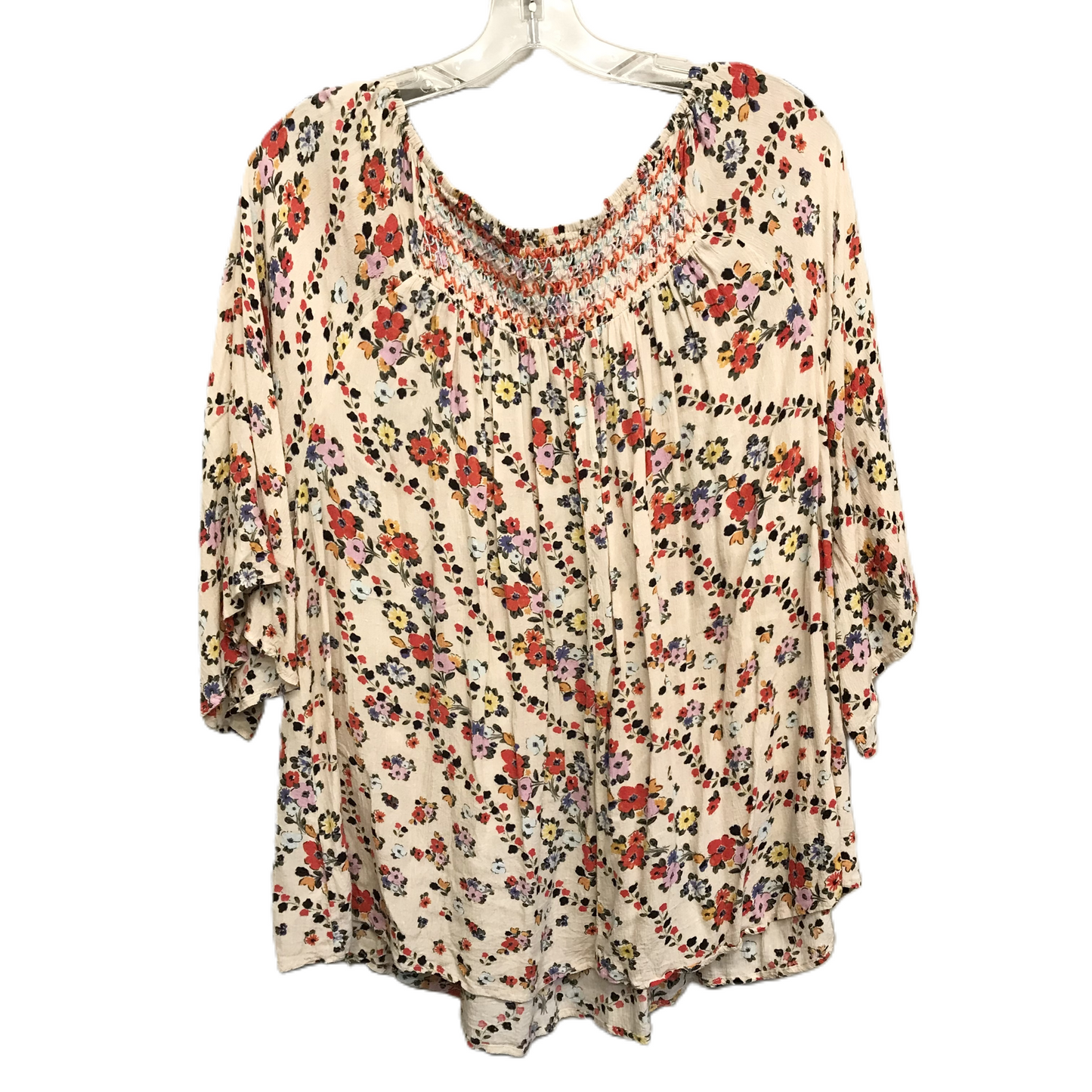 Top LS By Democracy In Floral Print, Size: 1x