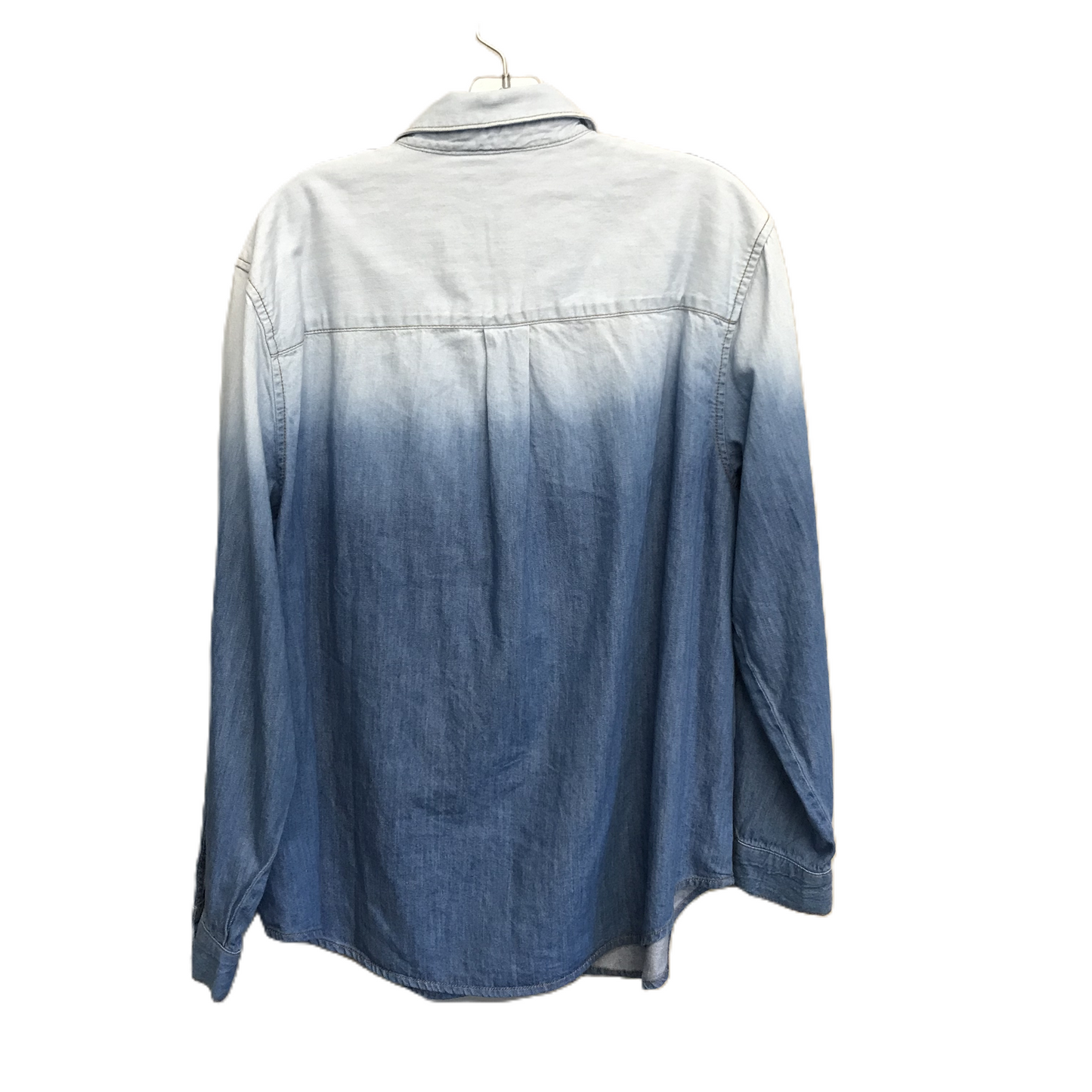 Blue Denim Top Long Sleeve By Lane Bryant, Size: Xl