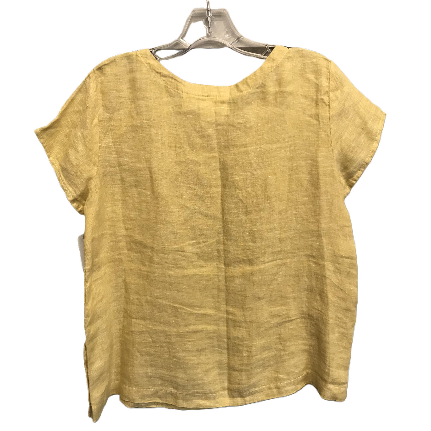 Yellow Top Short Sleeve By Cynthia Rowley, Size: S