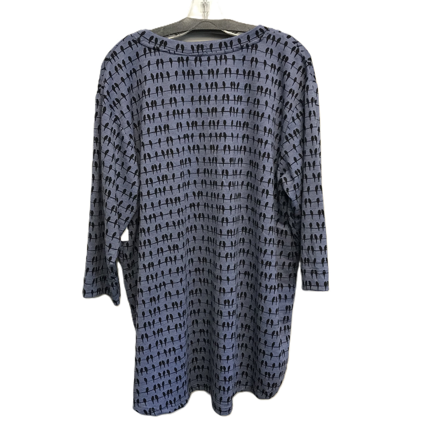 Blue Top Long Sleeve By Jane And Delancey, Size: 1x