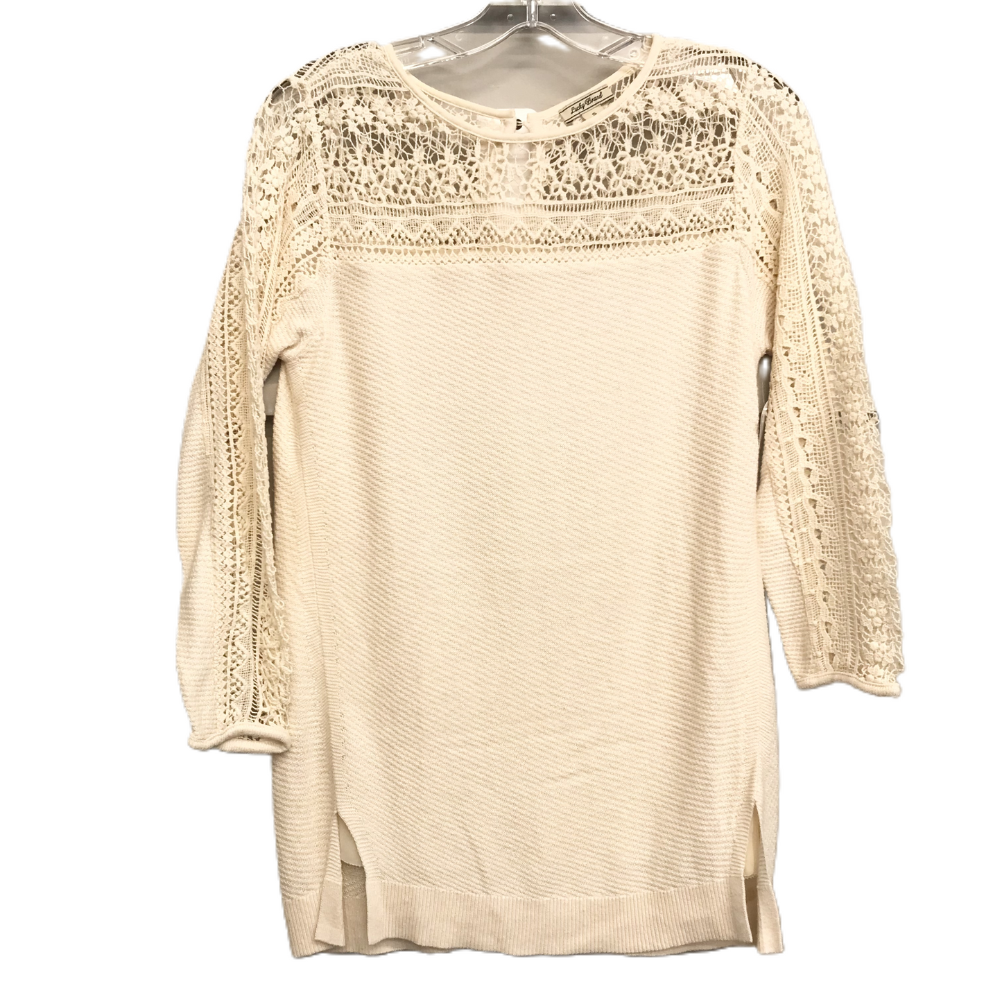 Top Long Sleeve By Lucky Brand In Beige, Size: S