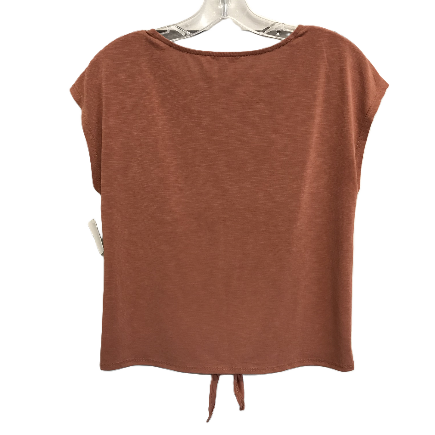 Orange Top Short Sleeve By Green Envelope, Size: S