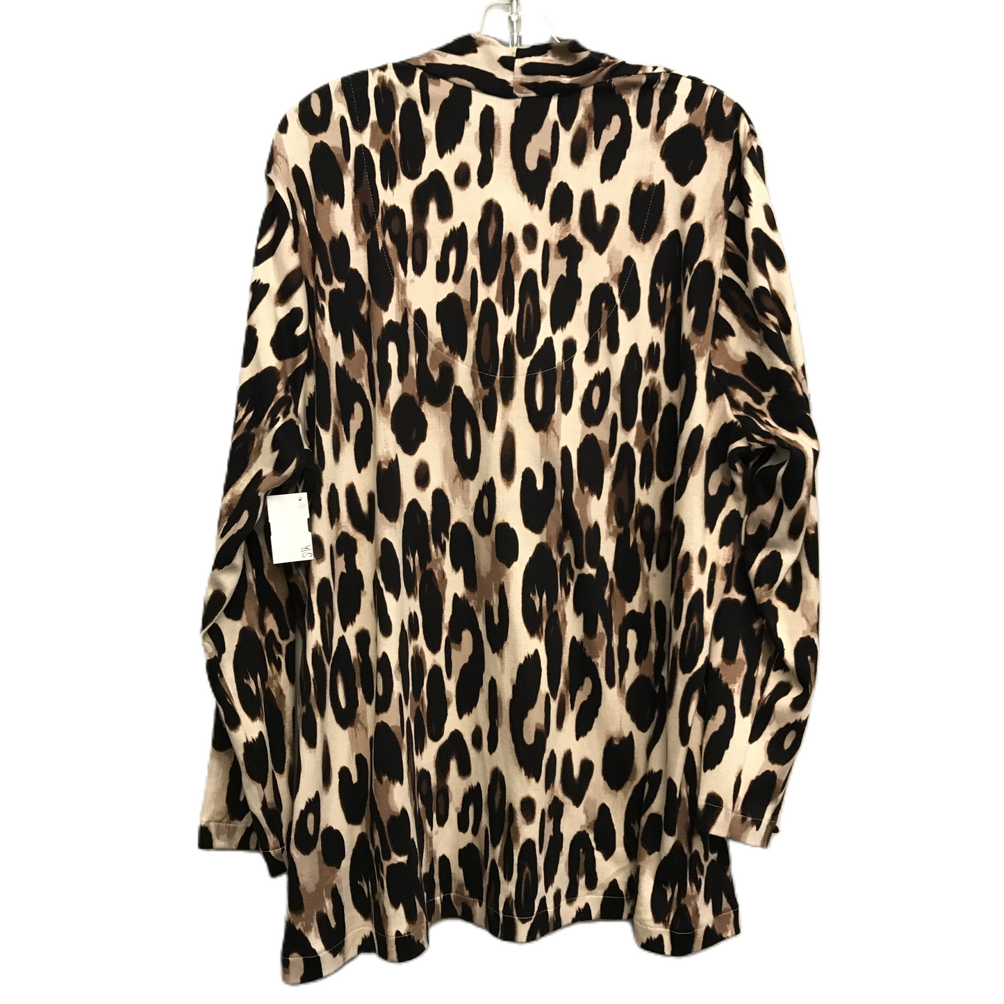 Top Long Sleeve By Chicos In Animal Print, Size: 1x