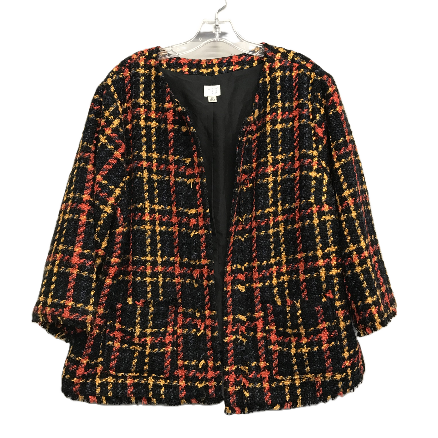 Blazer By A New Day In Plaid Pattern, Size: 2x