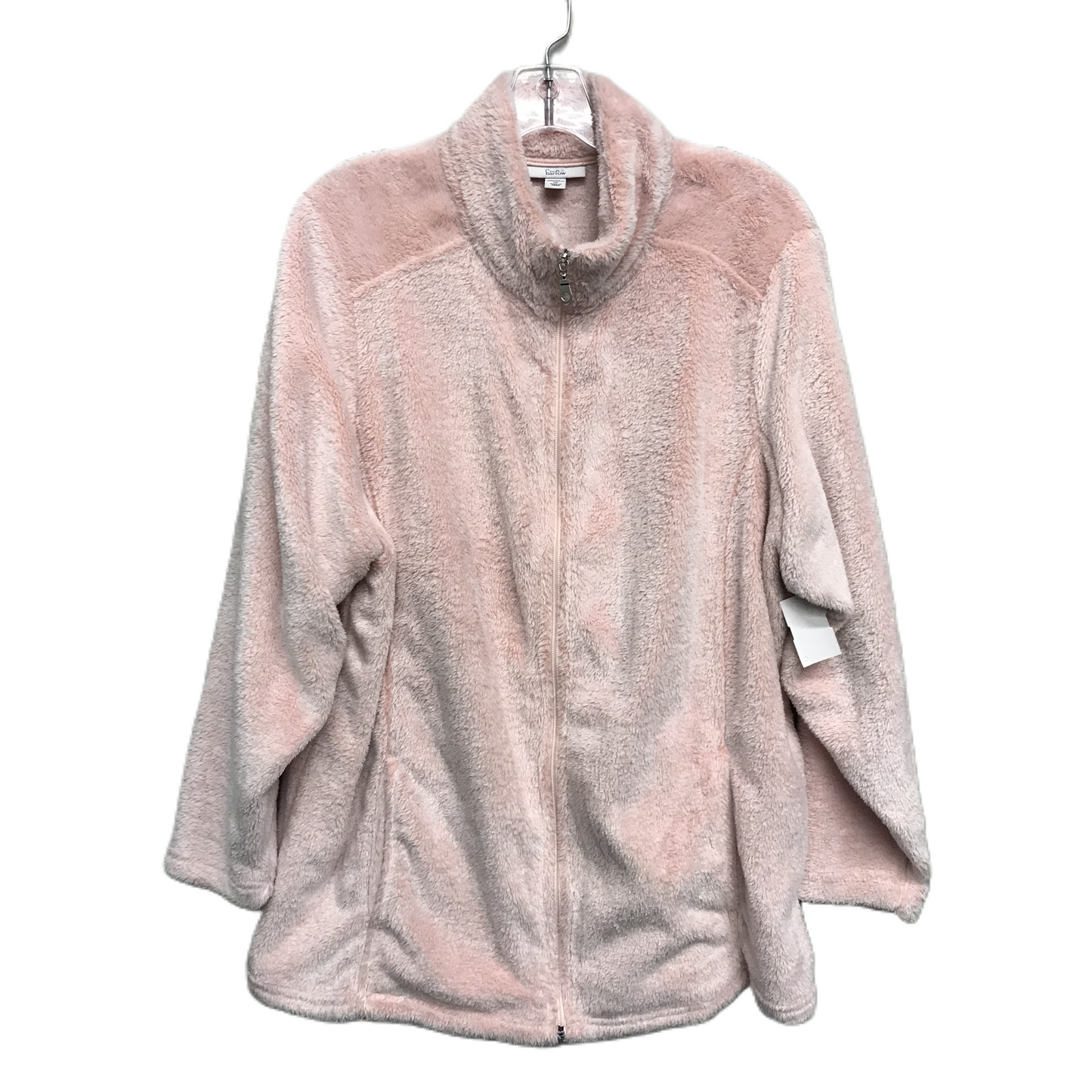 Jacket Fleece By Croft And Barrow In Pink, Size: 1x