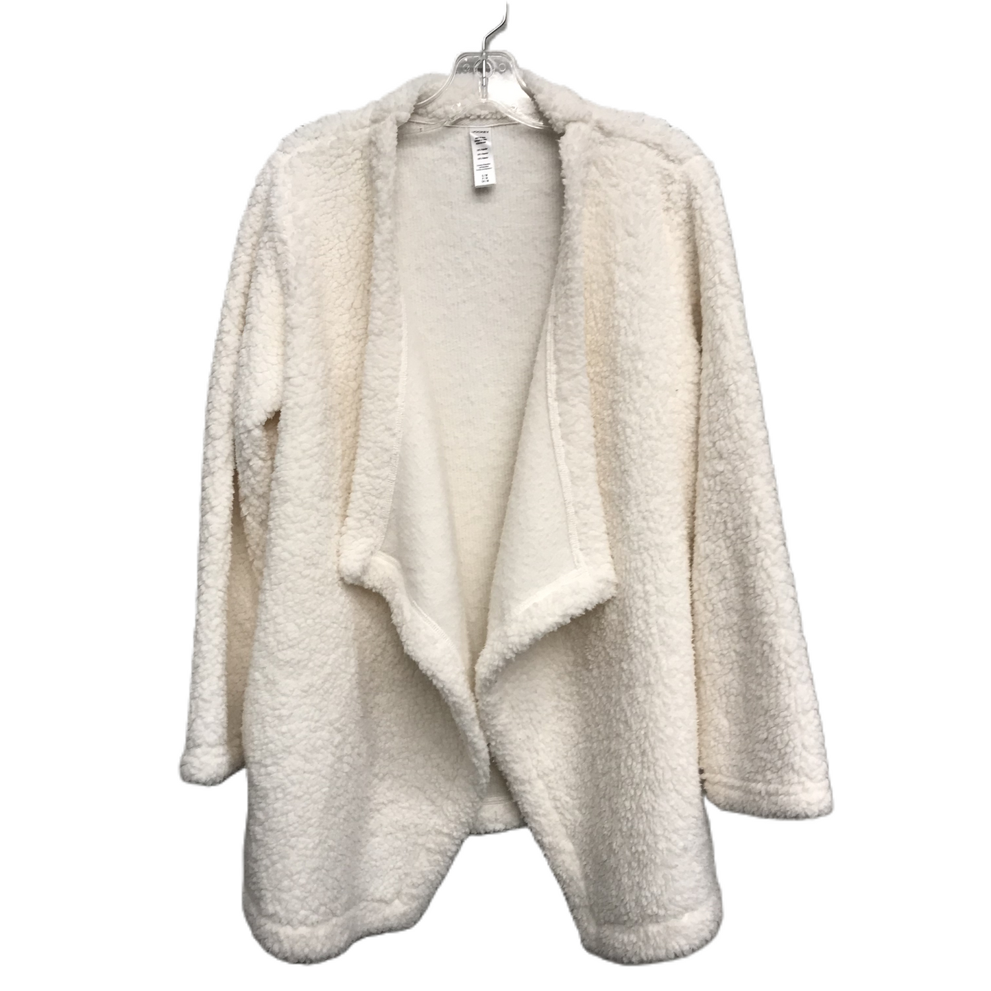 White Jacket Faux Fur & Sherpa By Jockey, Size: S