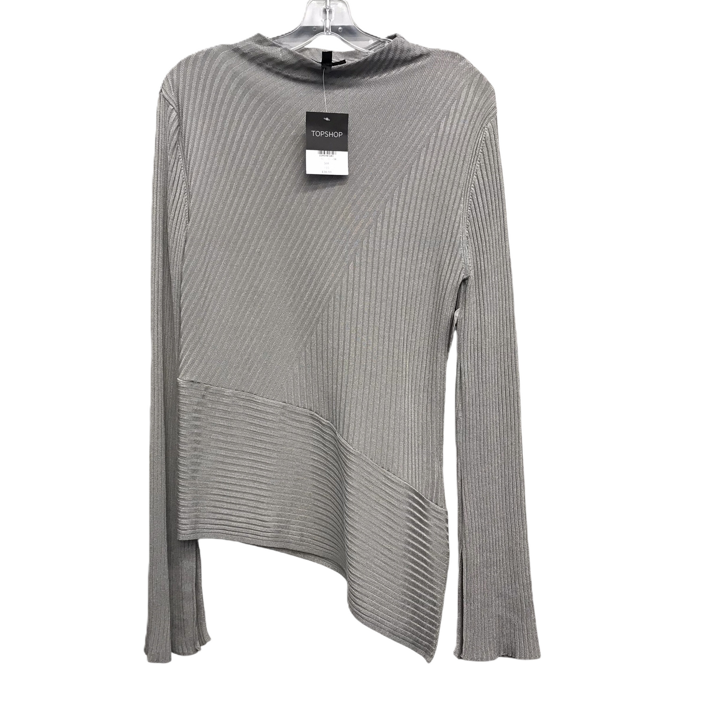 Sweater By Top Shop In Grey, Size: M