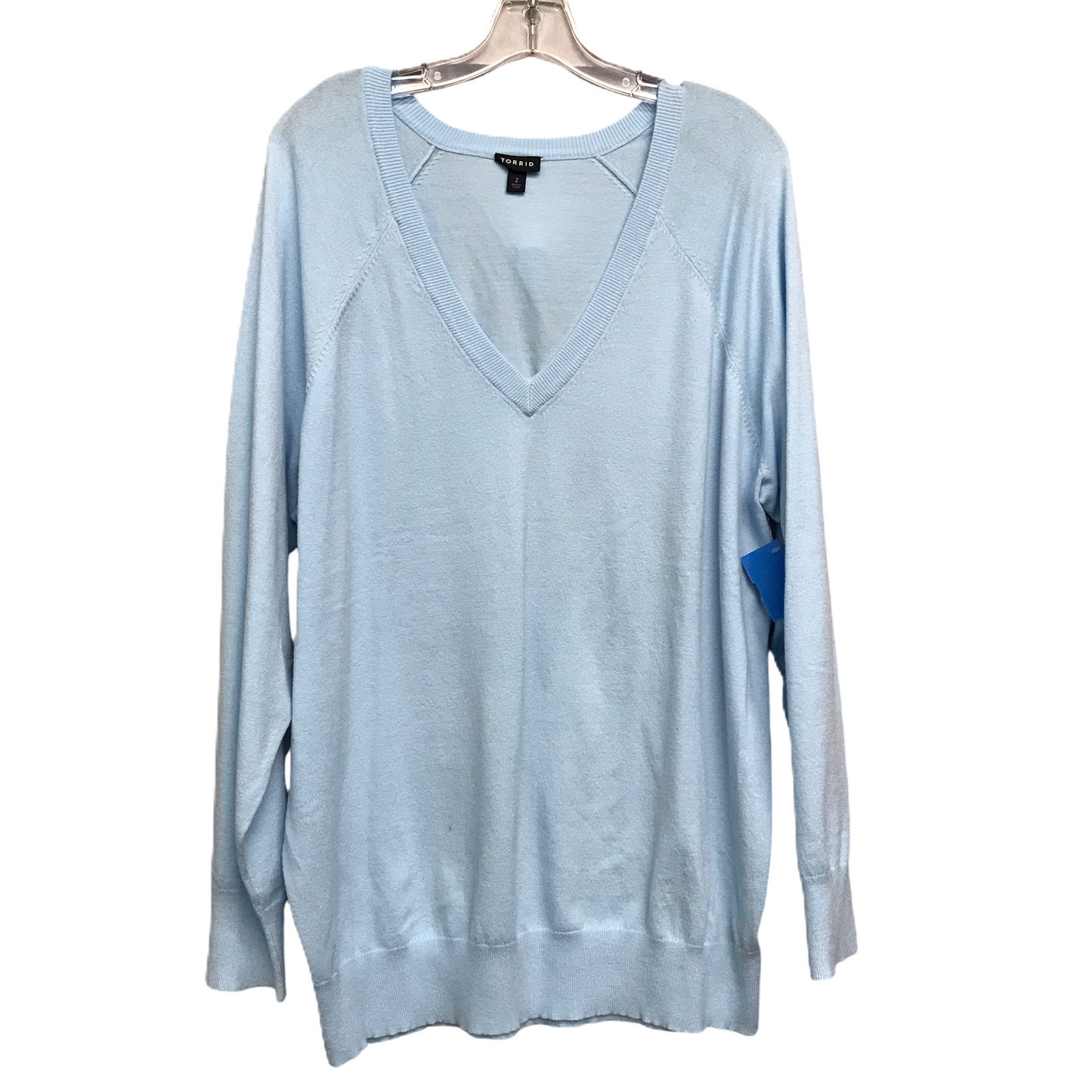 Sweater By Torrid In Blue, Size: 2x