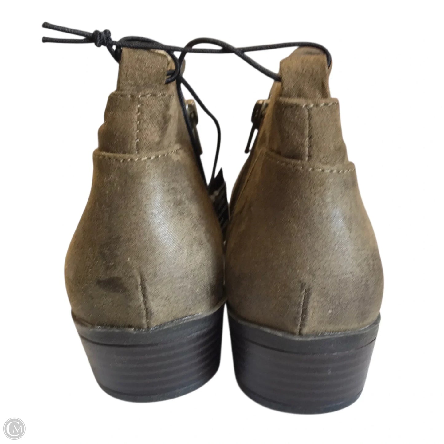 Boots Ankle Heels By Arizona In Green, Size: 9