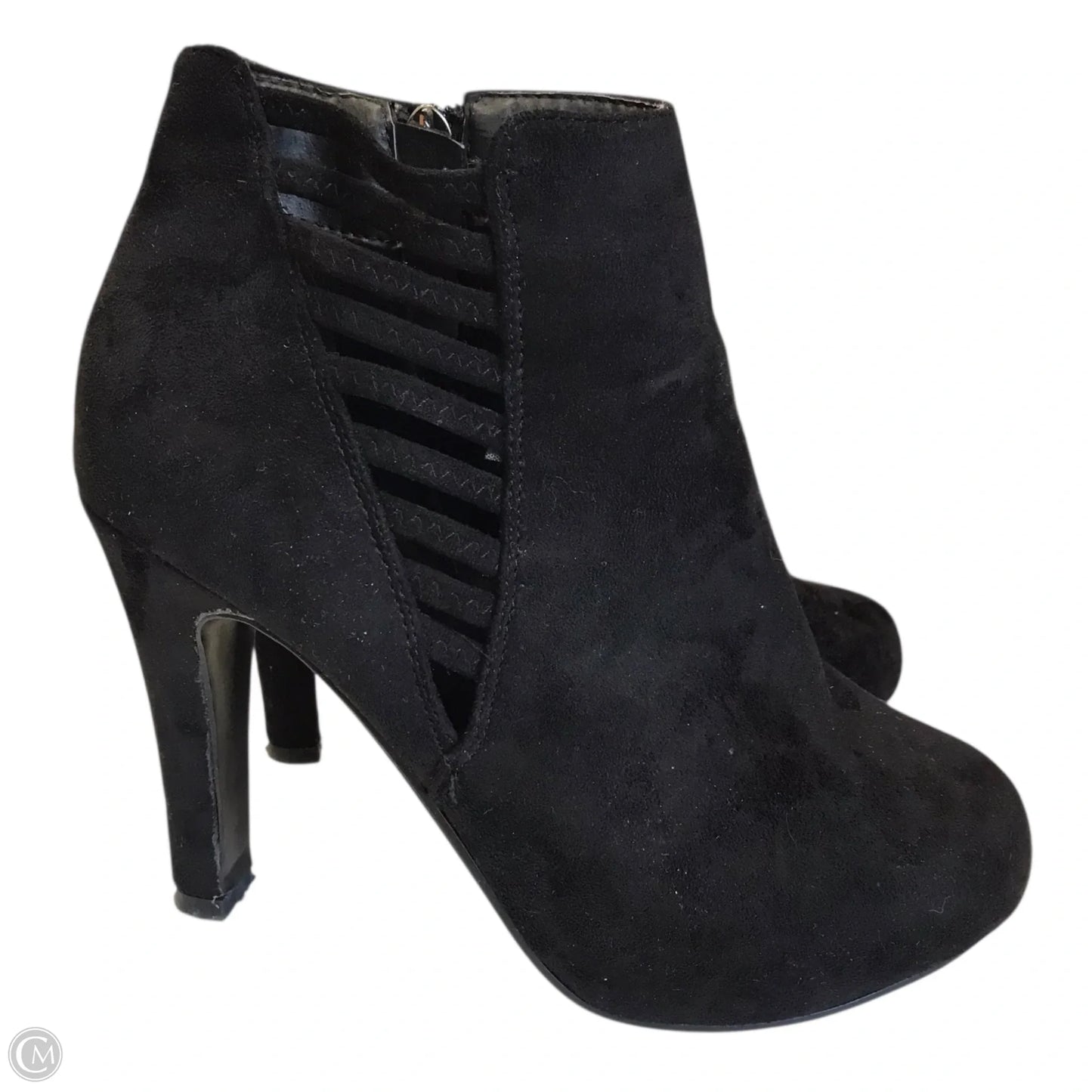 Boots Ankle Heels By Lane Bryant In Black, Size: 7