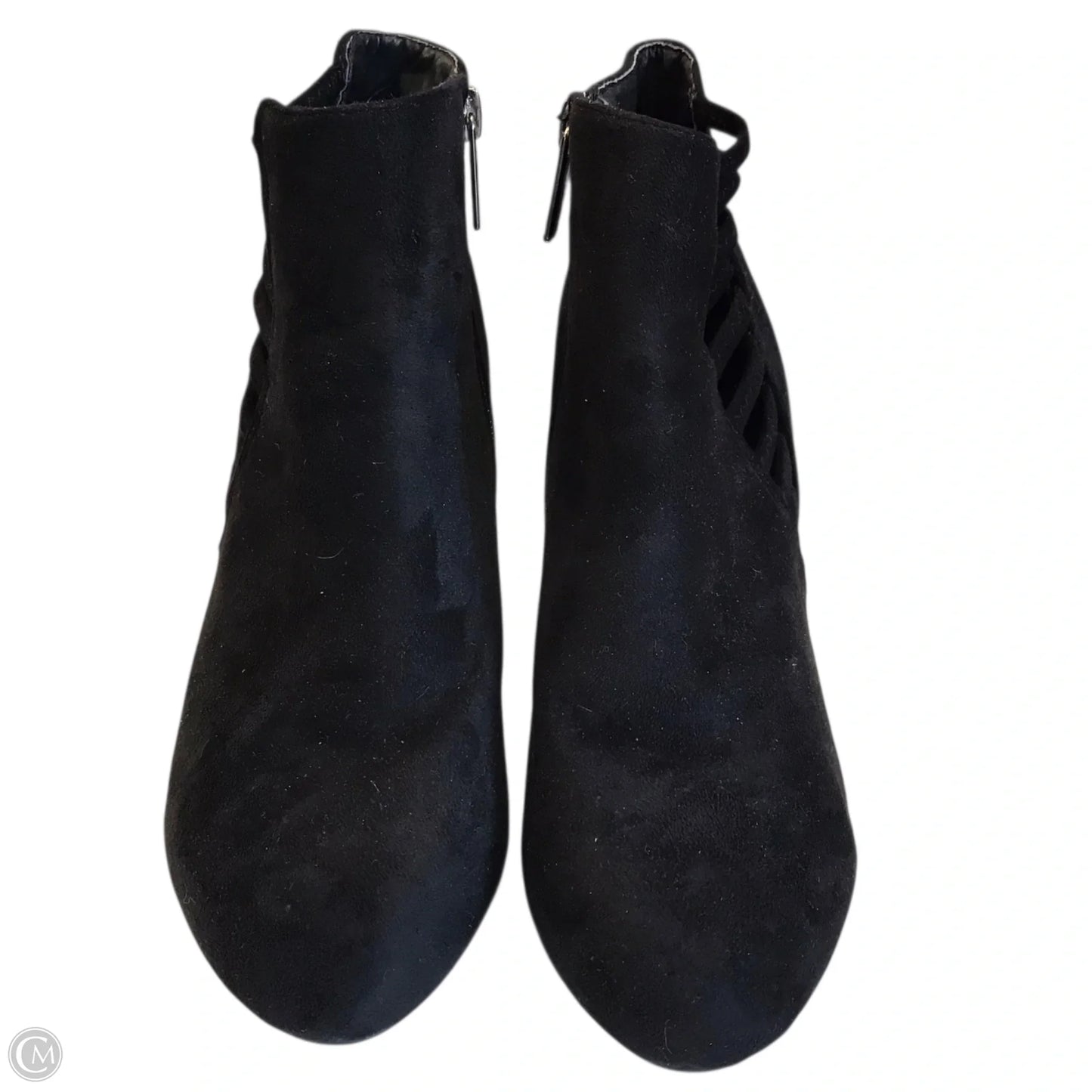 Boots Ankle Heels By Lane Bryant In Black, Size: 7