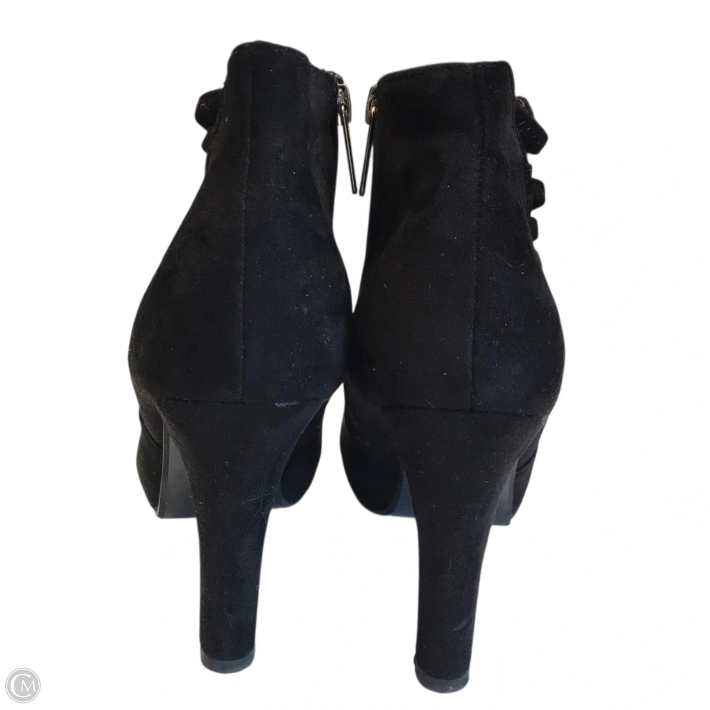 Boots Ankle Heels By Lane Bryant In Black, Size: 7