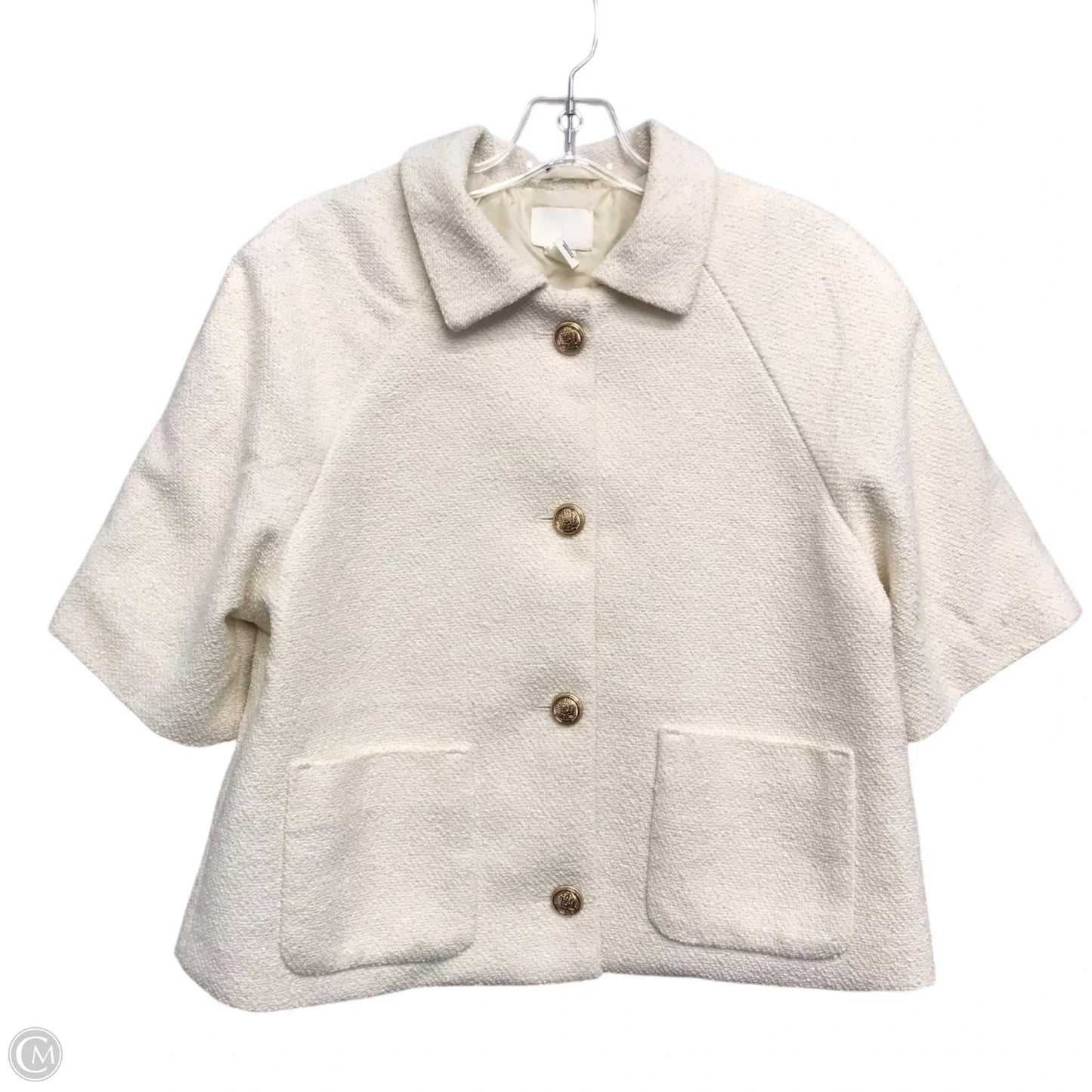 Blazer By H&m In White, Size: M