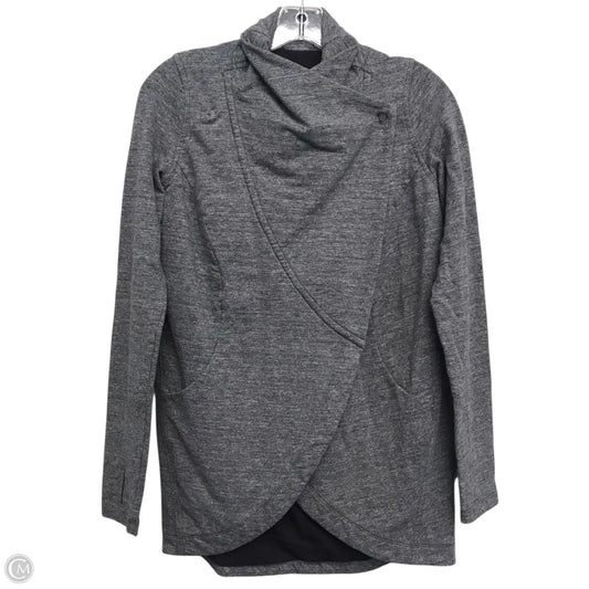 Sweater Cardigan By Lululemon In Grey, Size: S