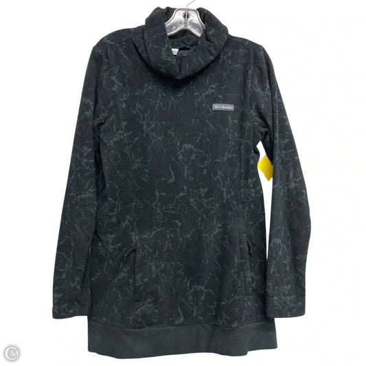 Athletic Top Long Sleeve Collar By Columbia In Black, Size: S