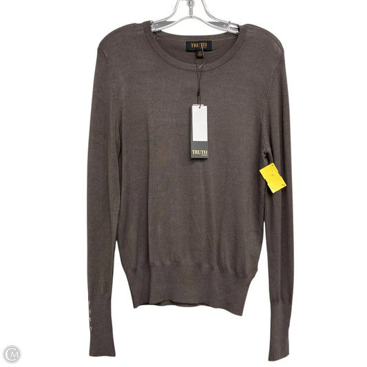 Sweater By Truth In Grey, Size: S