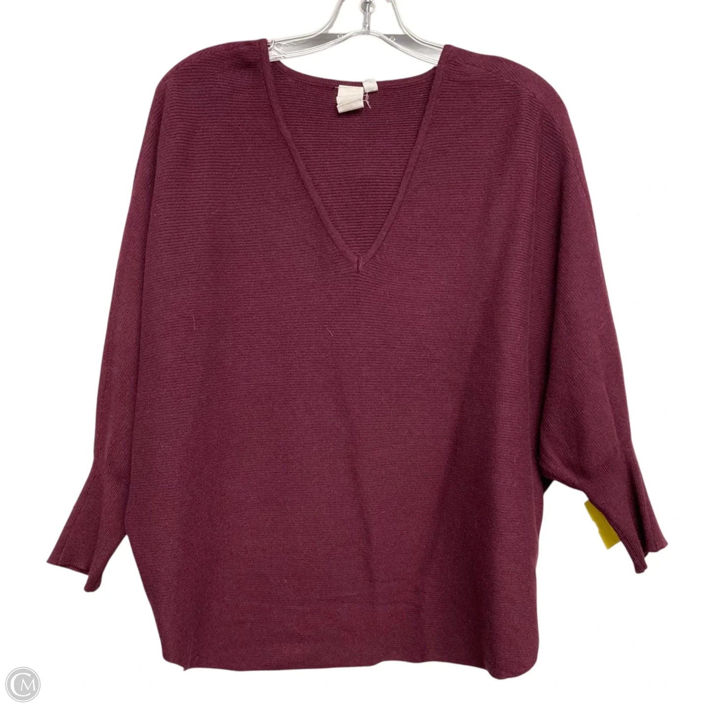 Sweater By Ady P In Maroon, Size: M