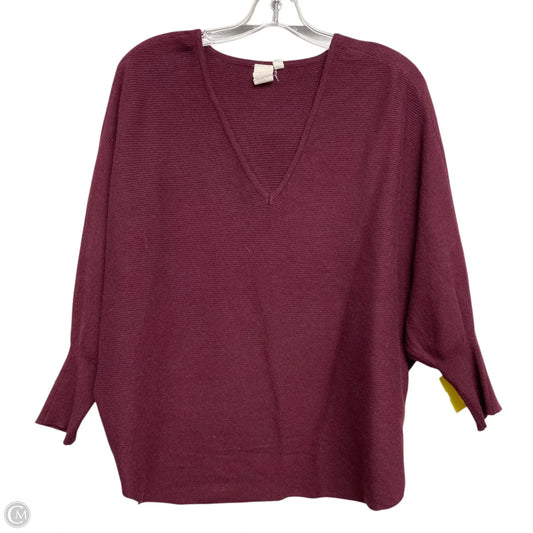 Sweater By Ady P In Maroon, Size: M