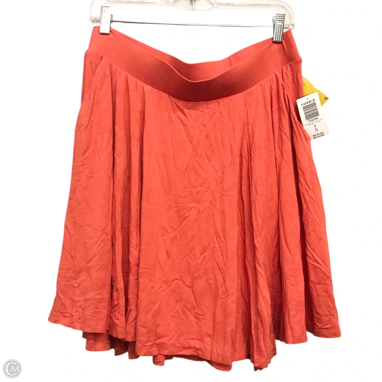 Skirt Mini & Short By Torrid In Orange, Size: 12
