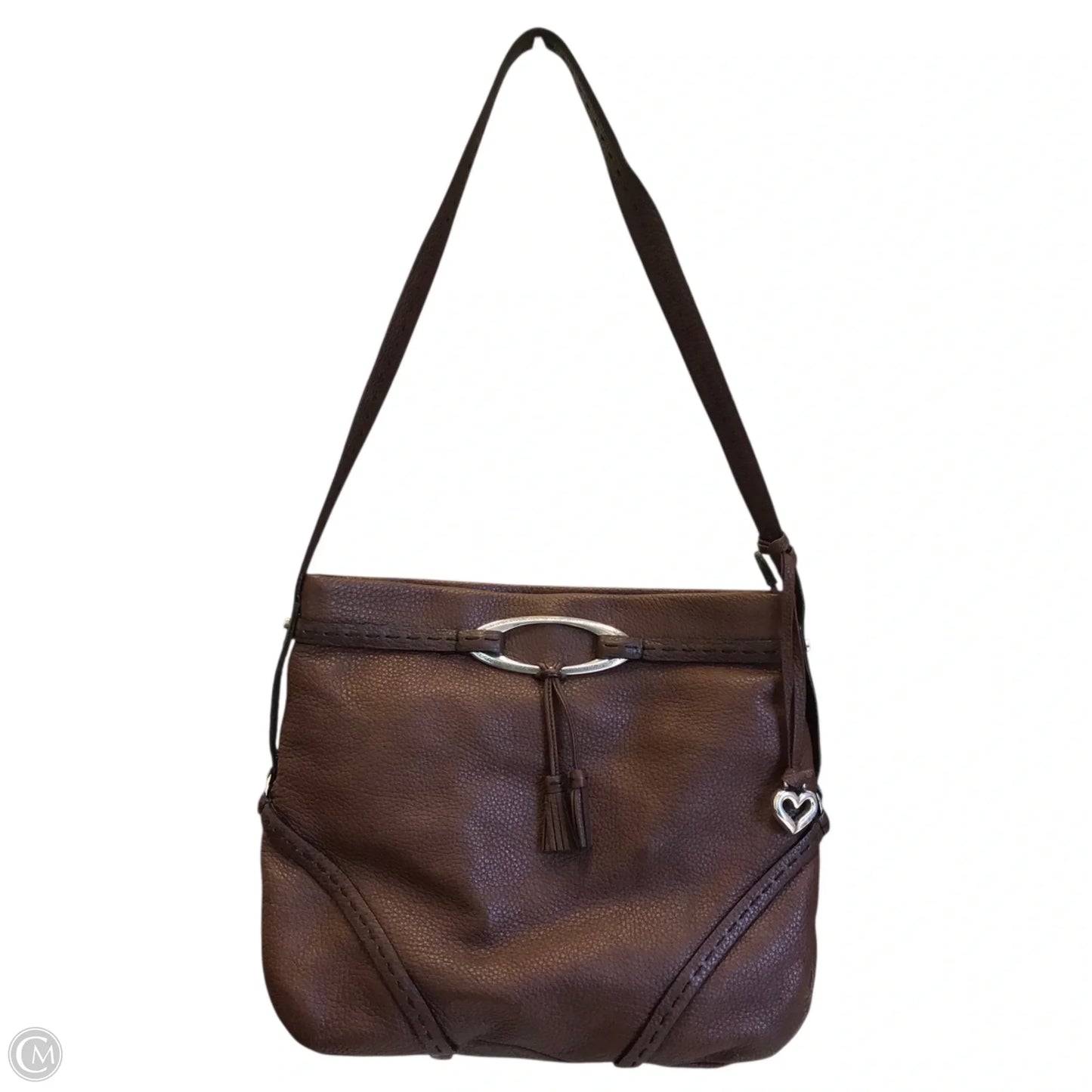 Handbag Leather By Brighton, Size: Medium