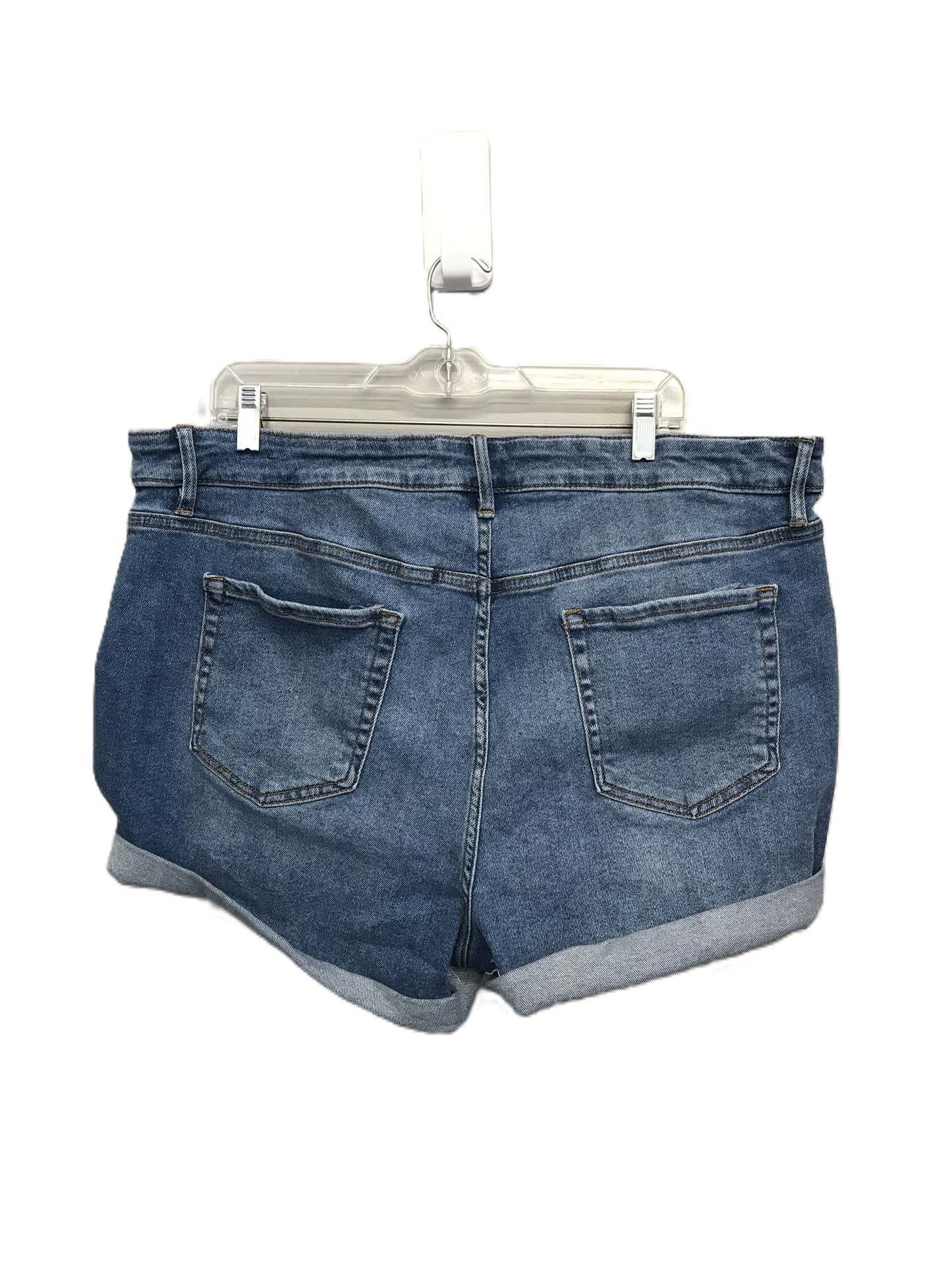 Blue Denim Shorts By Ava & Viv, Size: 22
