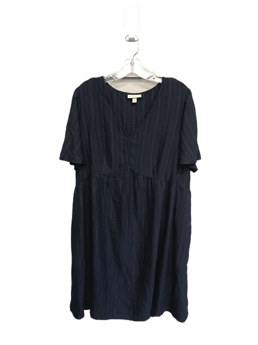 Navy Dress Casual Short By Knox Rose, Size: Xl