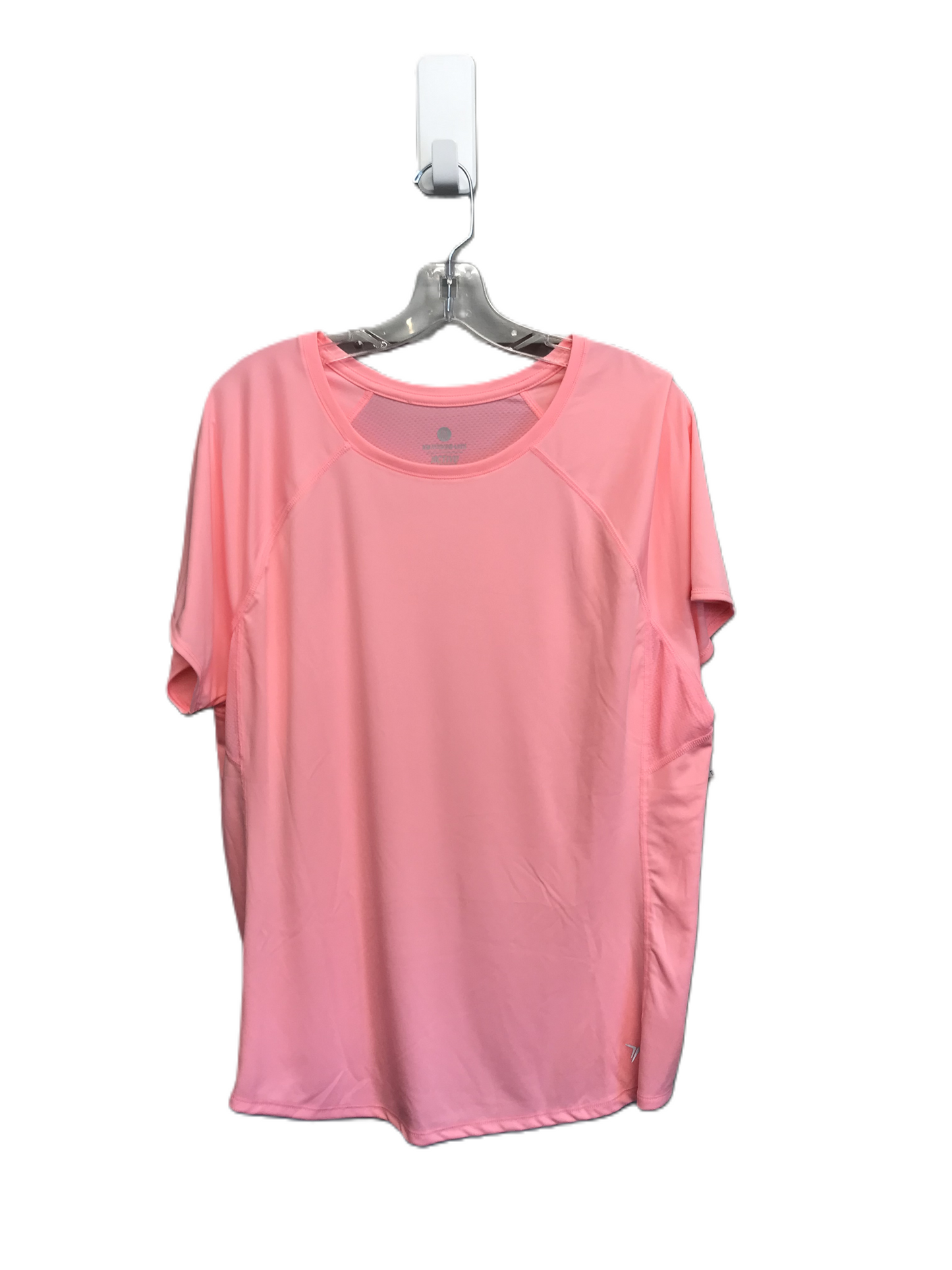 Pink Athletic Top Short Sleeve By Old Navy, Size: 1x