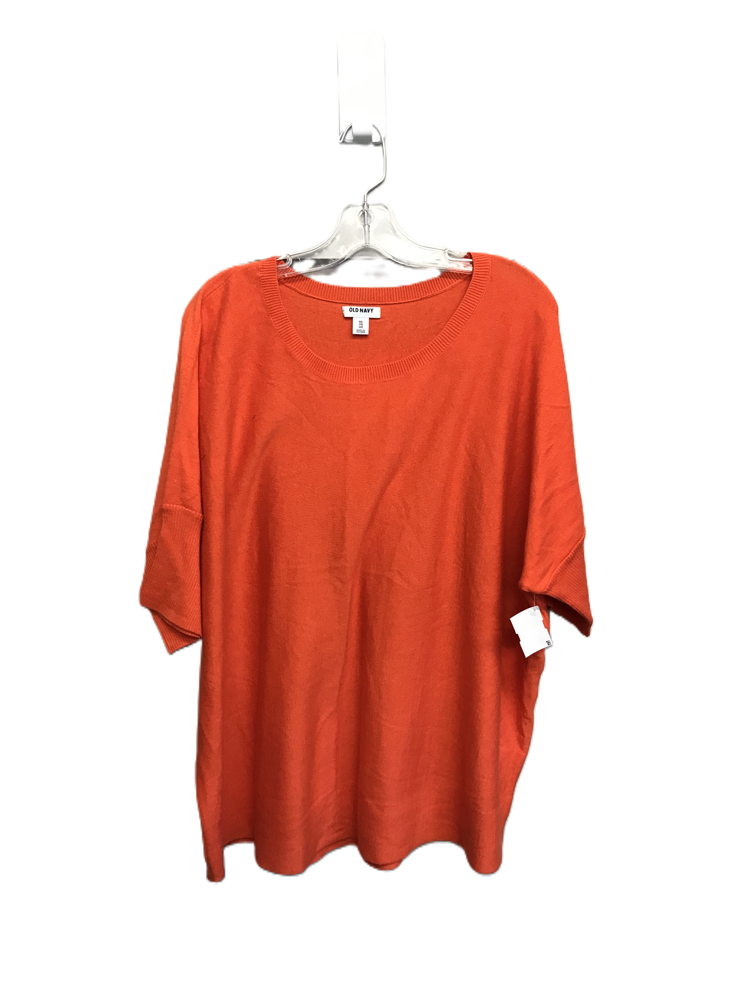 Orange Top Short Sleeve By Old Navy, Size: 1x