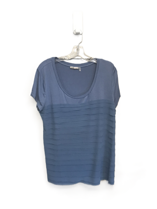 Blue Top Short Sleeve By Forever Fashion Size: 1x