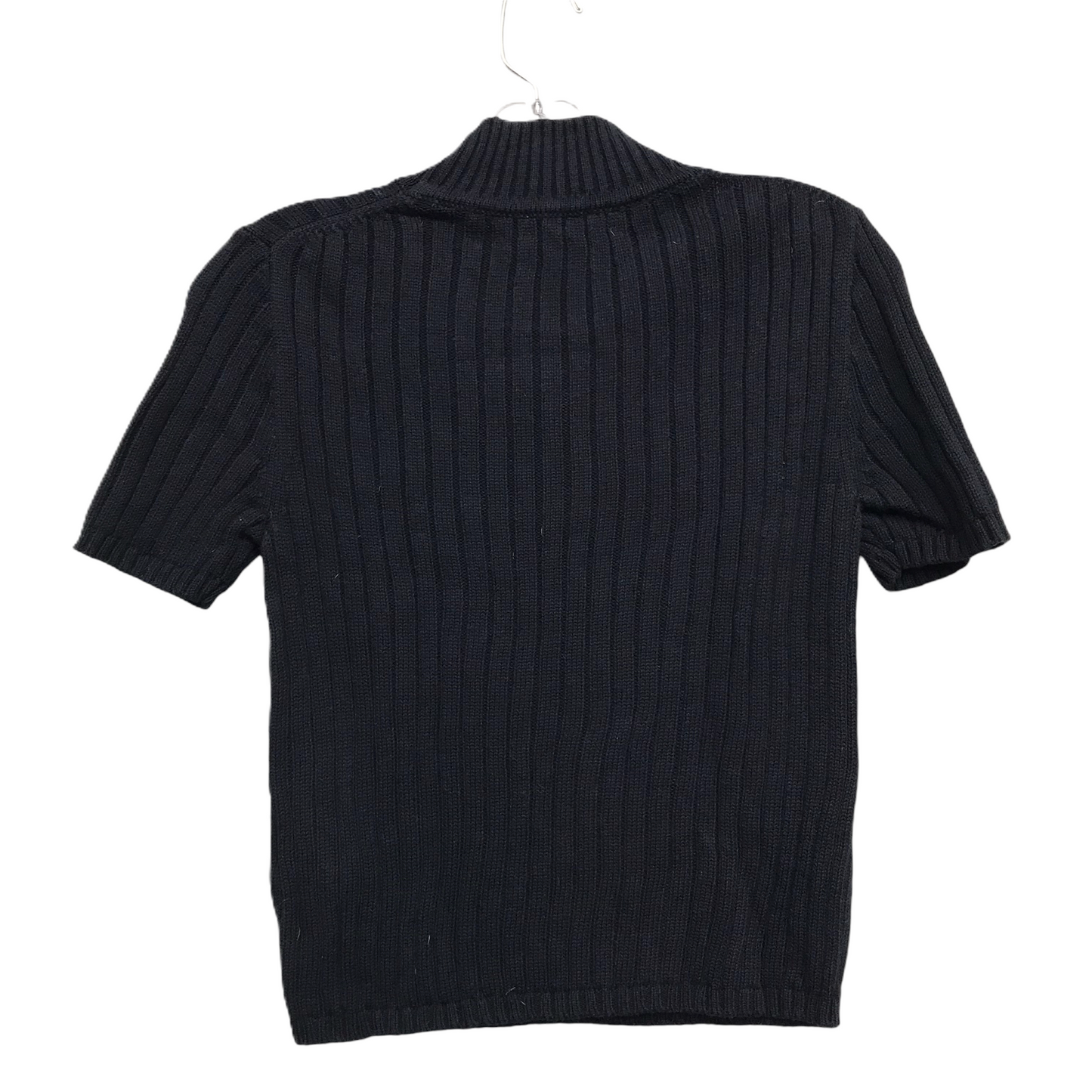 Sweater Short Sleeve By J. Crew In Black, Size: M