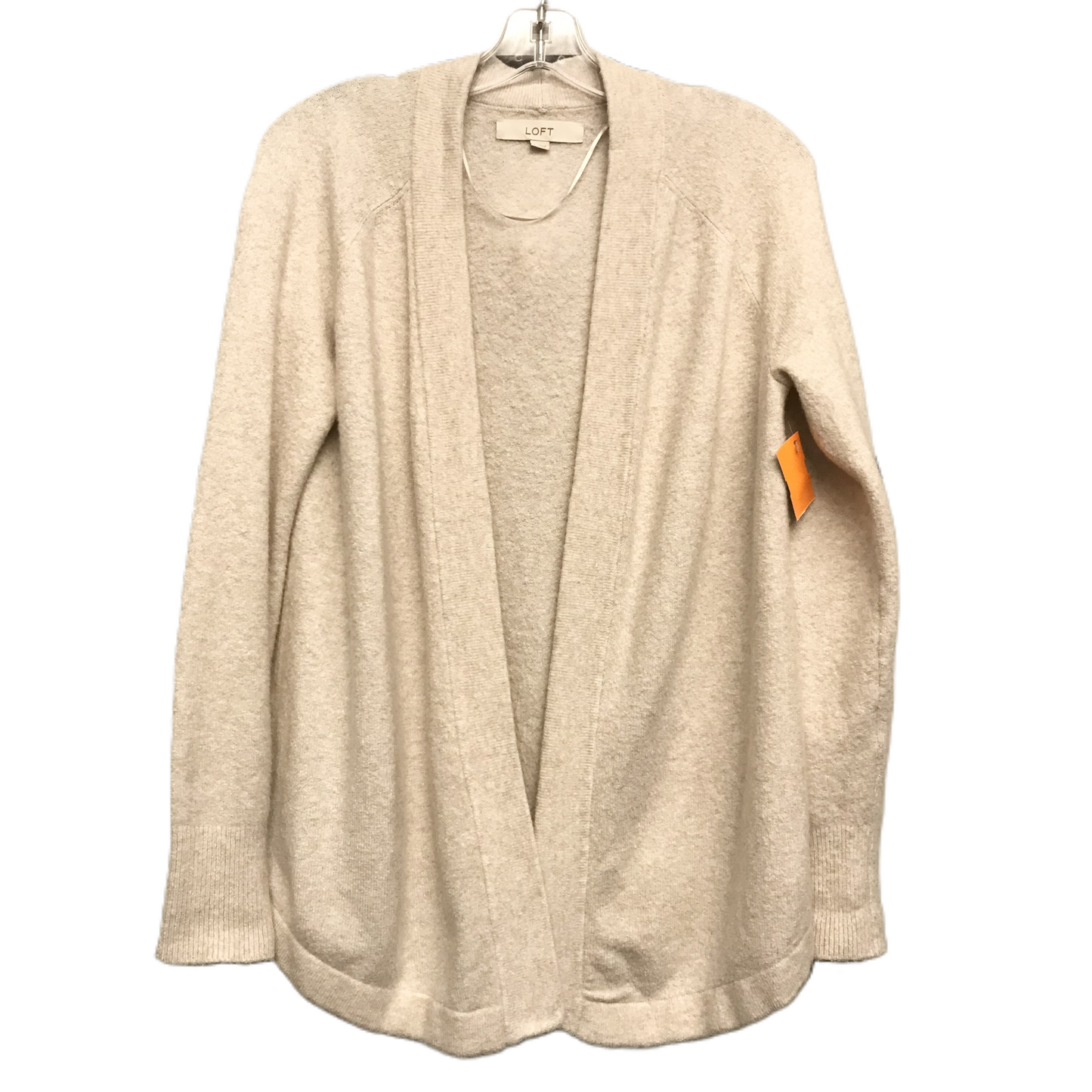 Sweater Cardigan By Loft In Beige