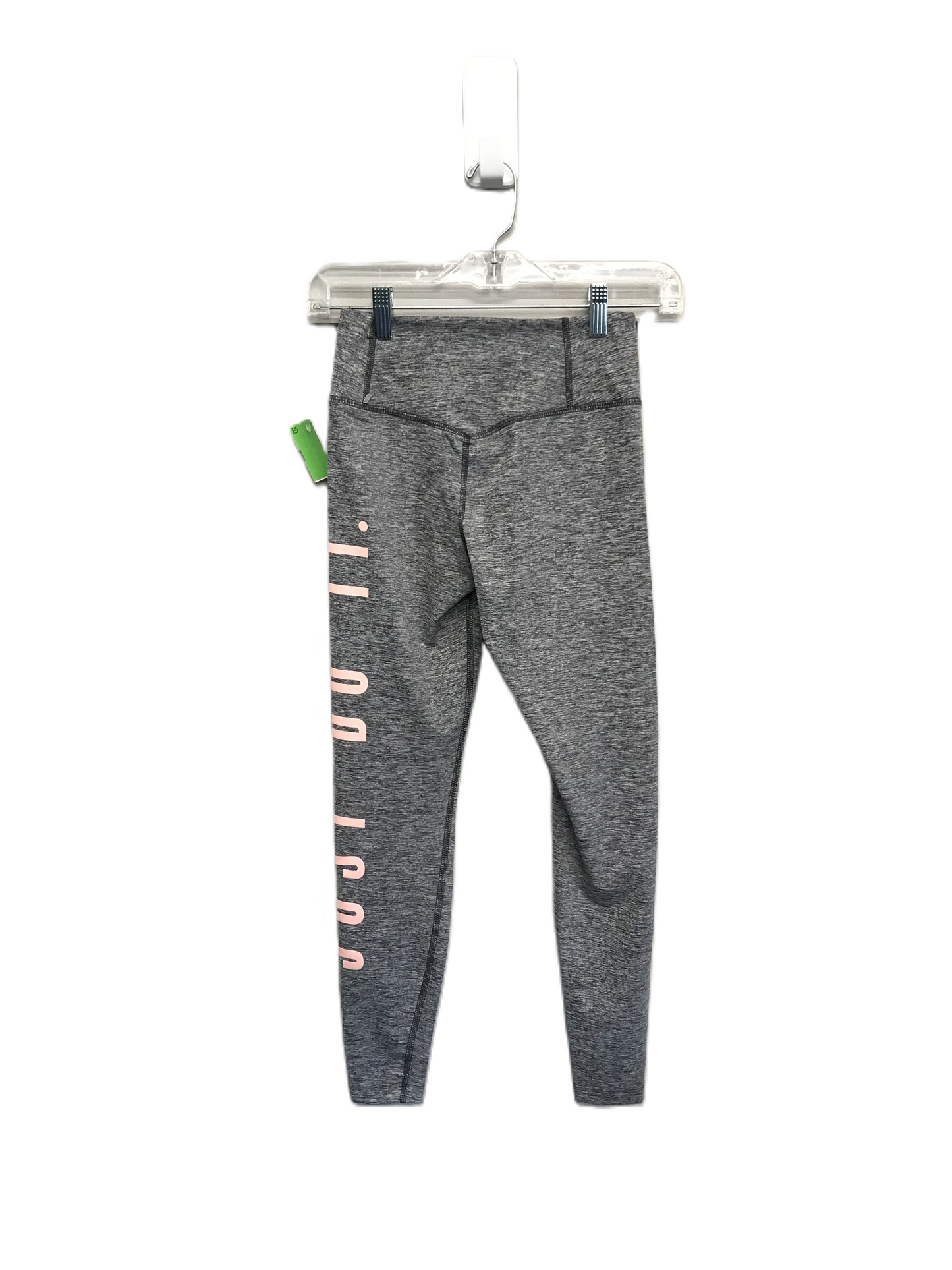 Grey & Pink Athletic Leggings By Nike Apparel, Size: Xs