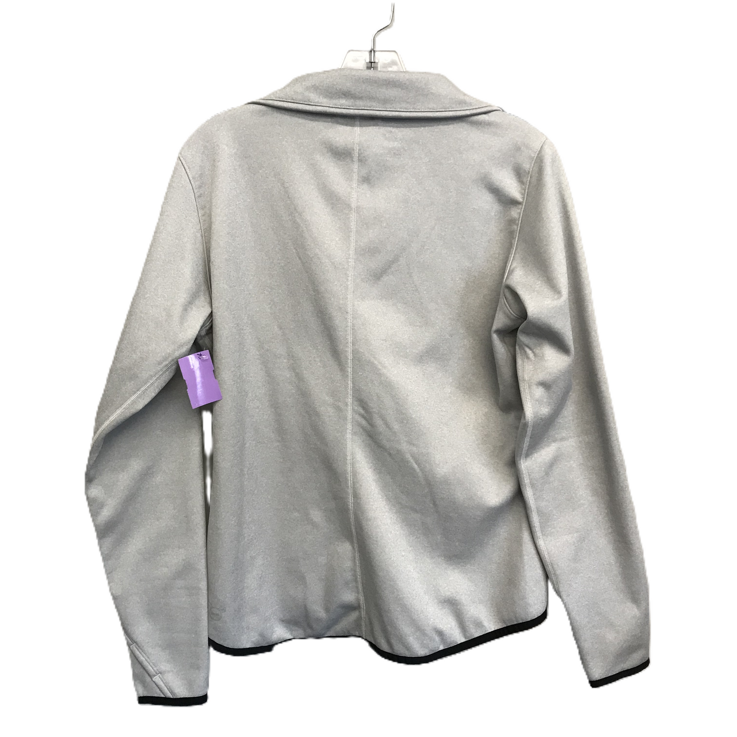 Grey Athletic Jacket By Puma, Size: M