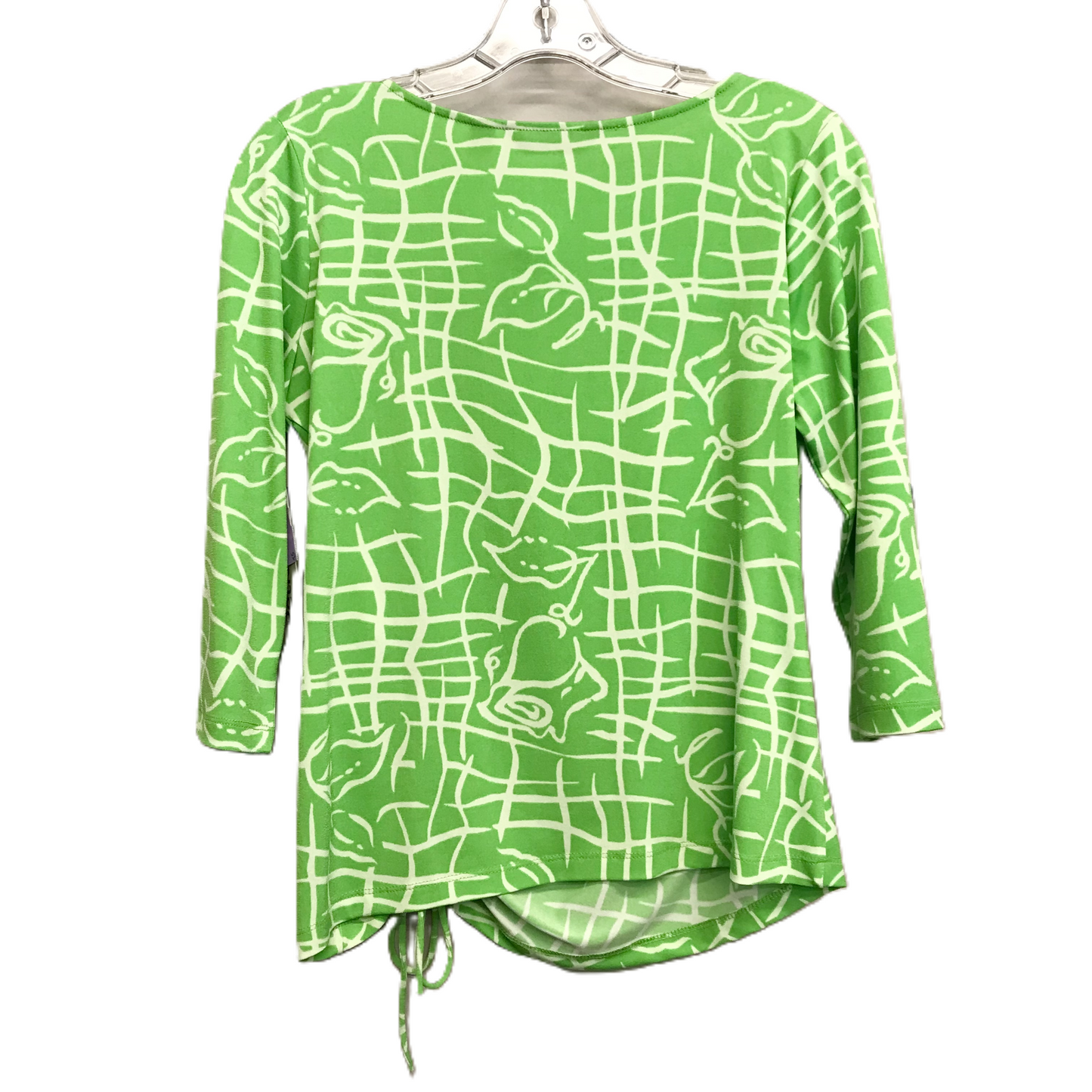 Top 3/4 Sleeve By Investments In Green, Size: S