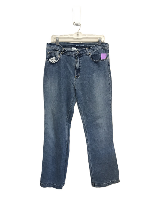 Blue Denim Jeans Boot Cut By Jones New York, Size: 14