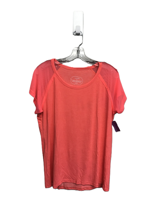 Orange Athletic Top Short Sleeve By Oiselle Size: Xl