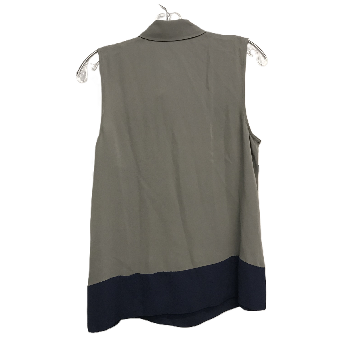 Top Sleeveless By Theory In Grey, Size: M