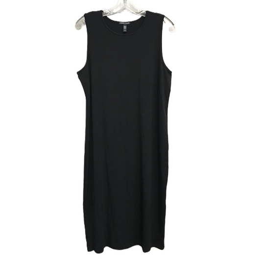 Black Dress Casual Midi By Eileen Fisher, Size: M