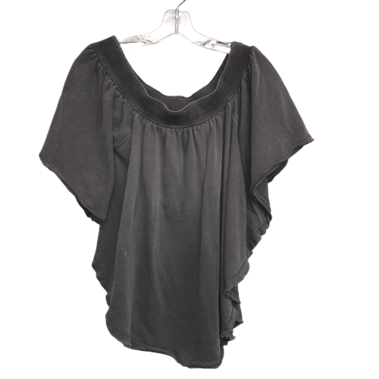 Top Short Sleeve By Free People In Grey, Size: Xs