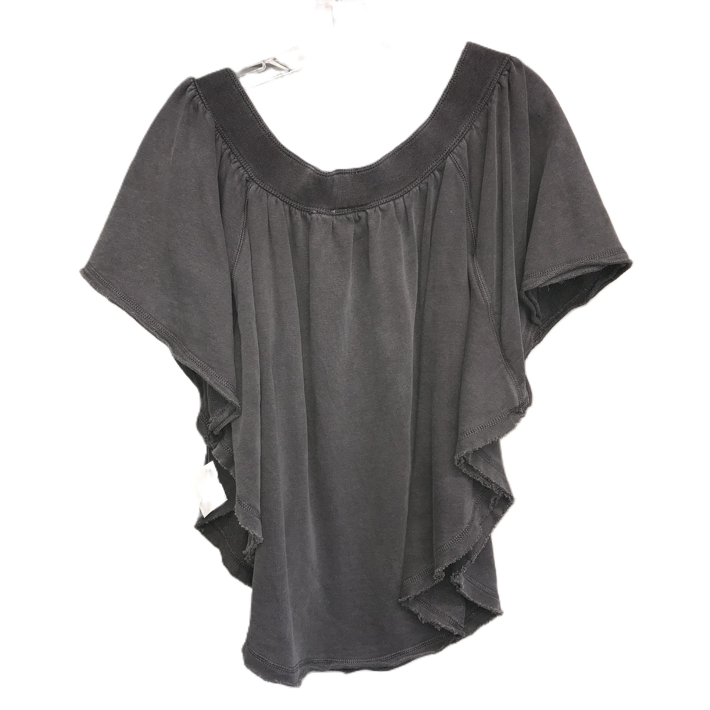 Top Short Sleeve By Free People In Grey, Size: Xs