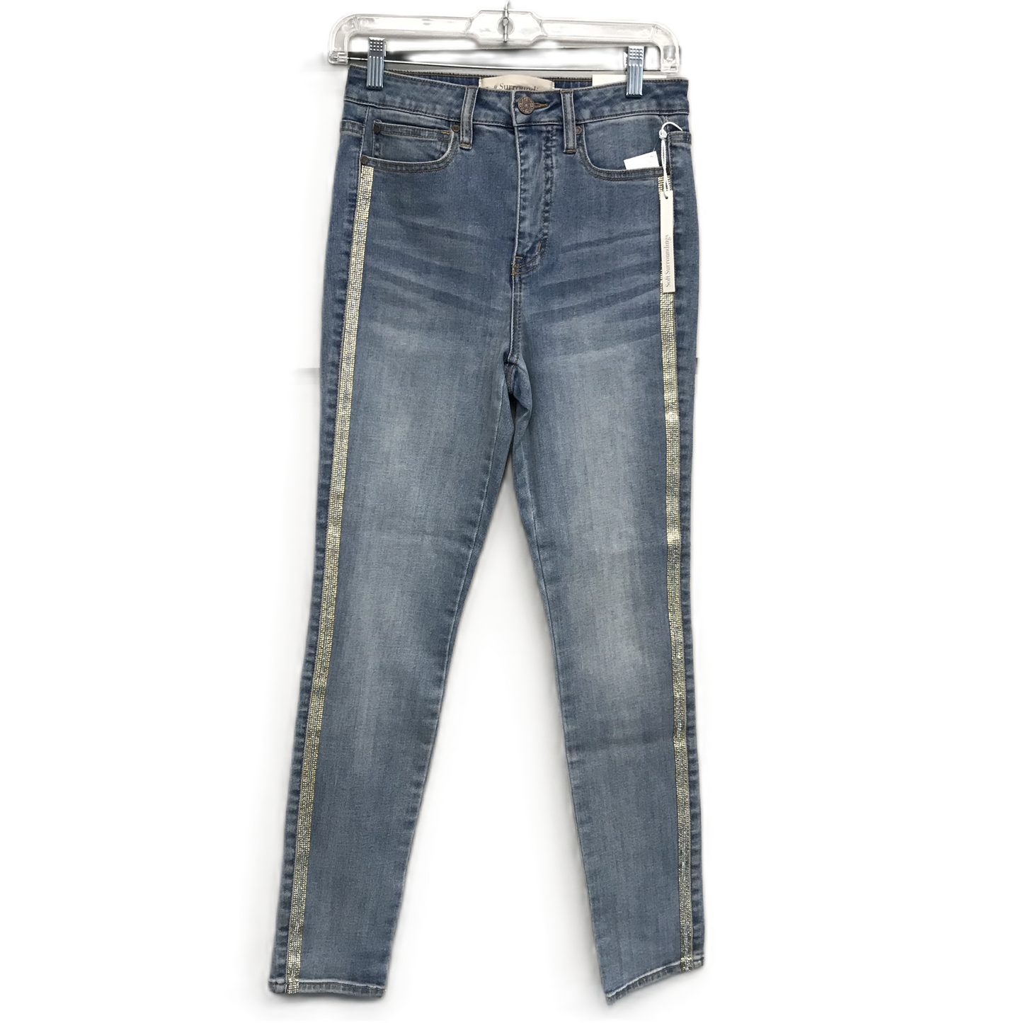 Jeans Skinny By Soft Surroundings In Blue Denim, Size: 2