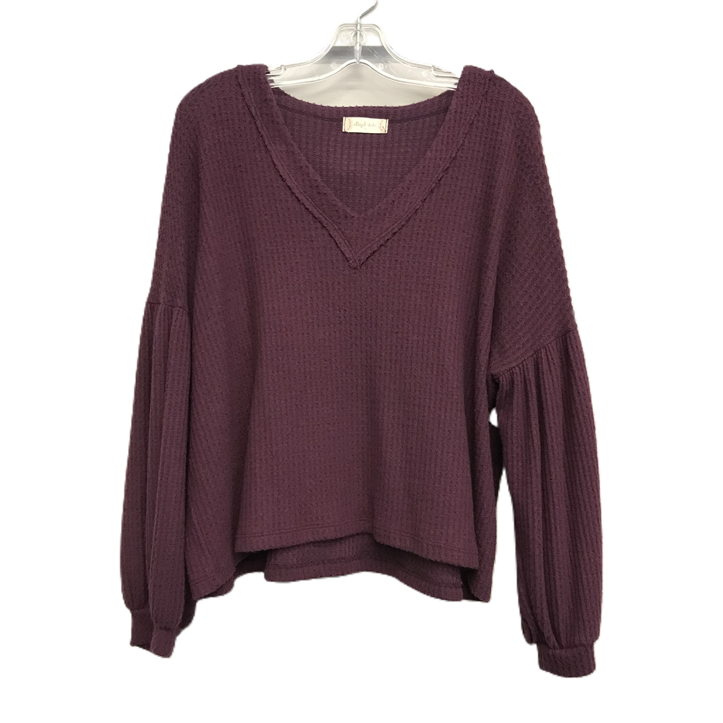 Top Long Sleeve By Altard State In Purple, Size: S