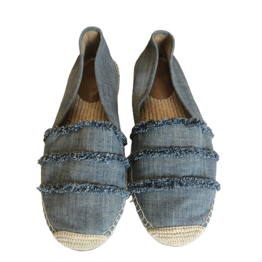 Blue Shoes Flats By Michael Kors, Size: 10