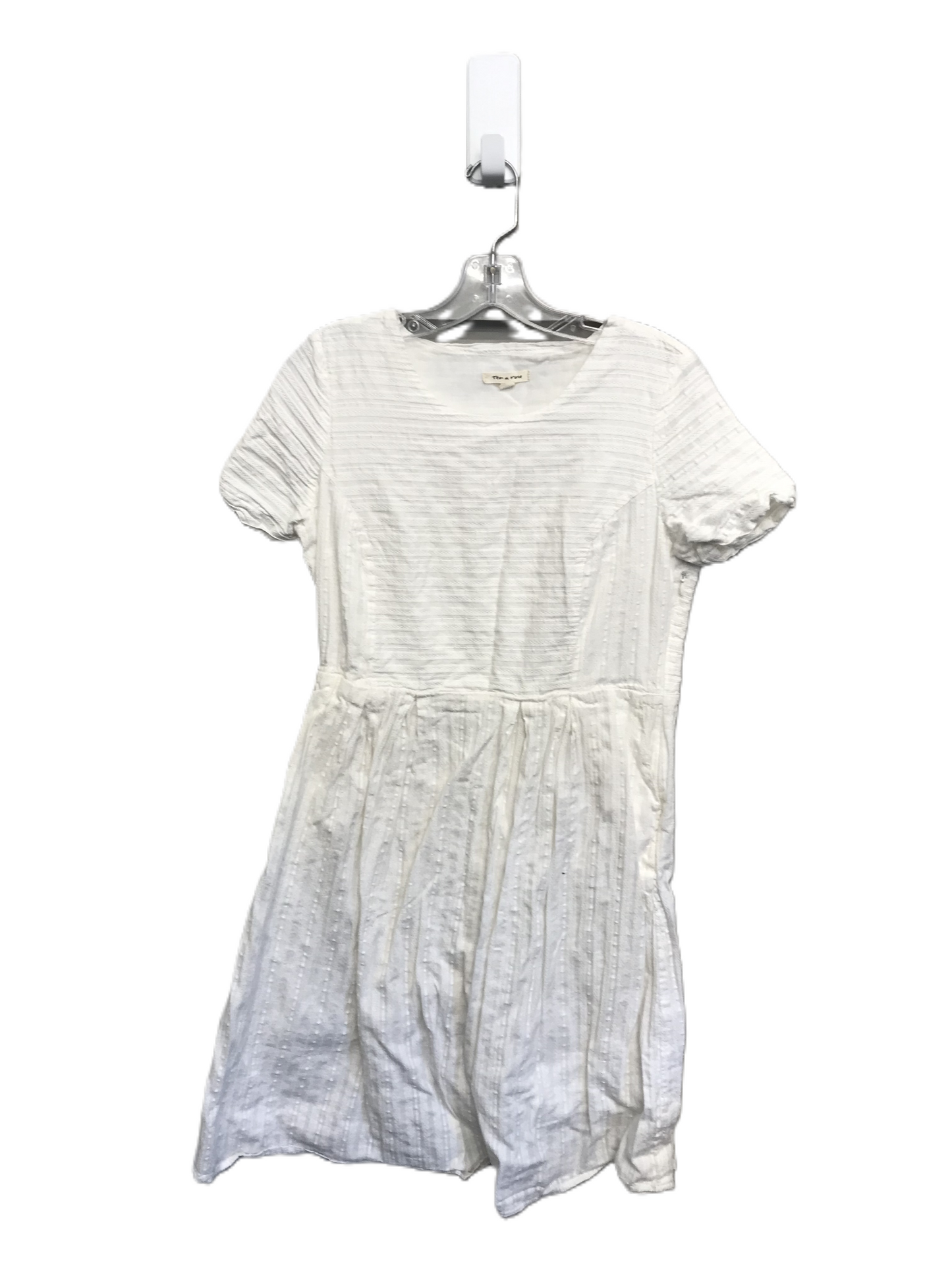 White Dress Casual Short By Tea N Rose, Size: M