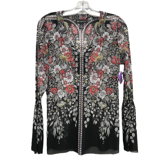 Top Long Sleeve By Inc In Floral Print, Size: M