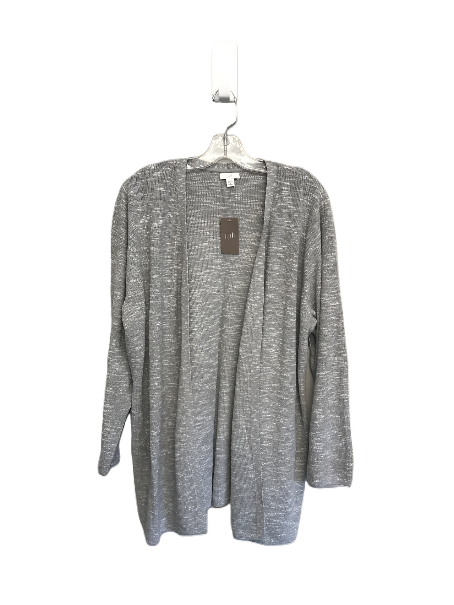 Grey Sweater Cardigan By J. Jill, Size: 2x