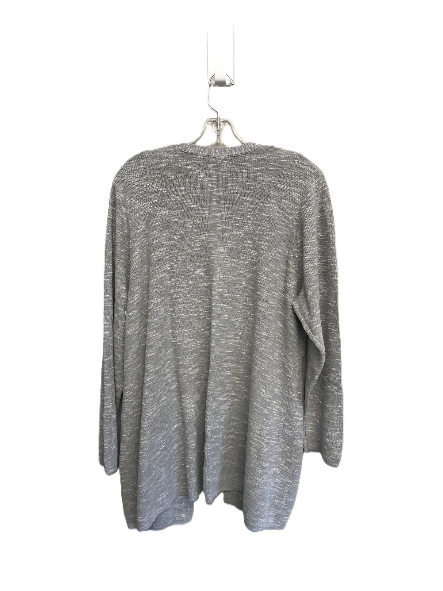 Grey Sweater Cardigan By J. Jill, Size: 2x