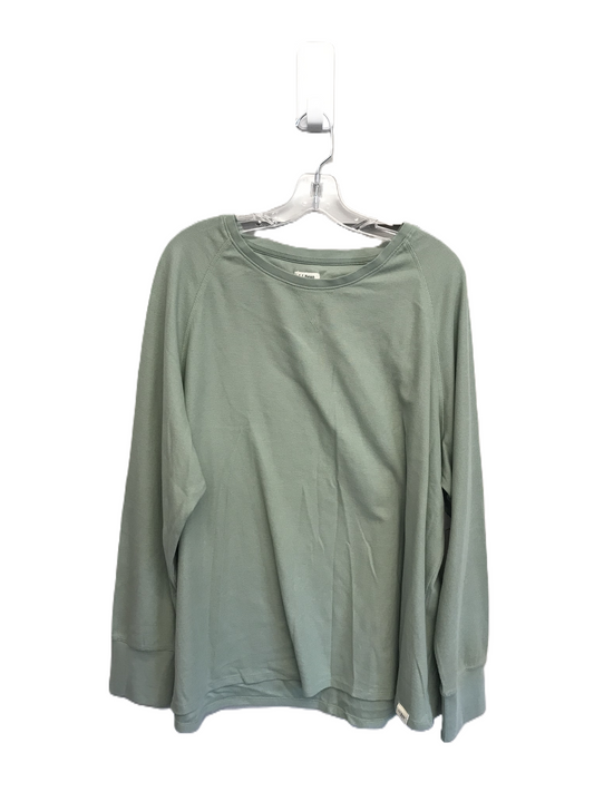 Green Top Long Sleeve By L.l. Bean, Size: 3x