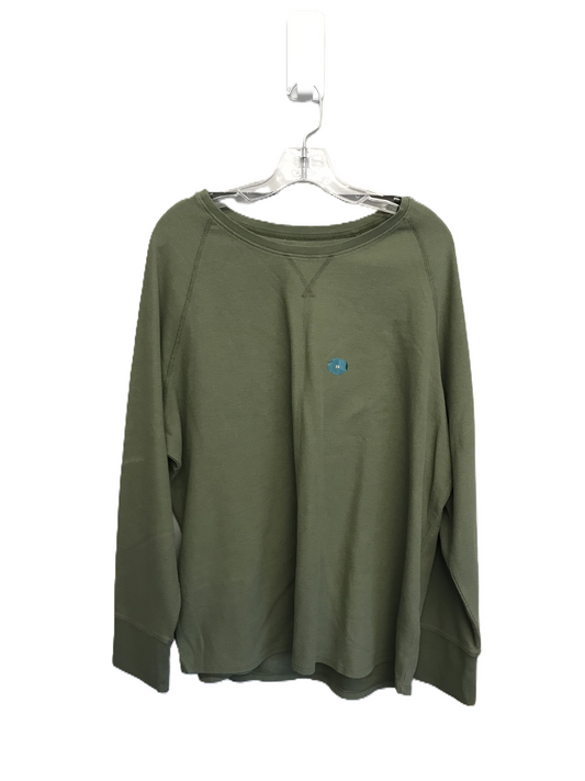 Green Top Long Sleeve By L.l. Bean, Size: 3x